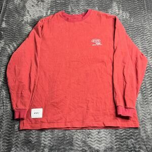 WTAPS 06 Cut & Sewn Long Sleeve T-Shirt Burgundy Red Size X04 Mens